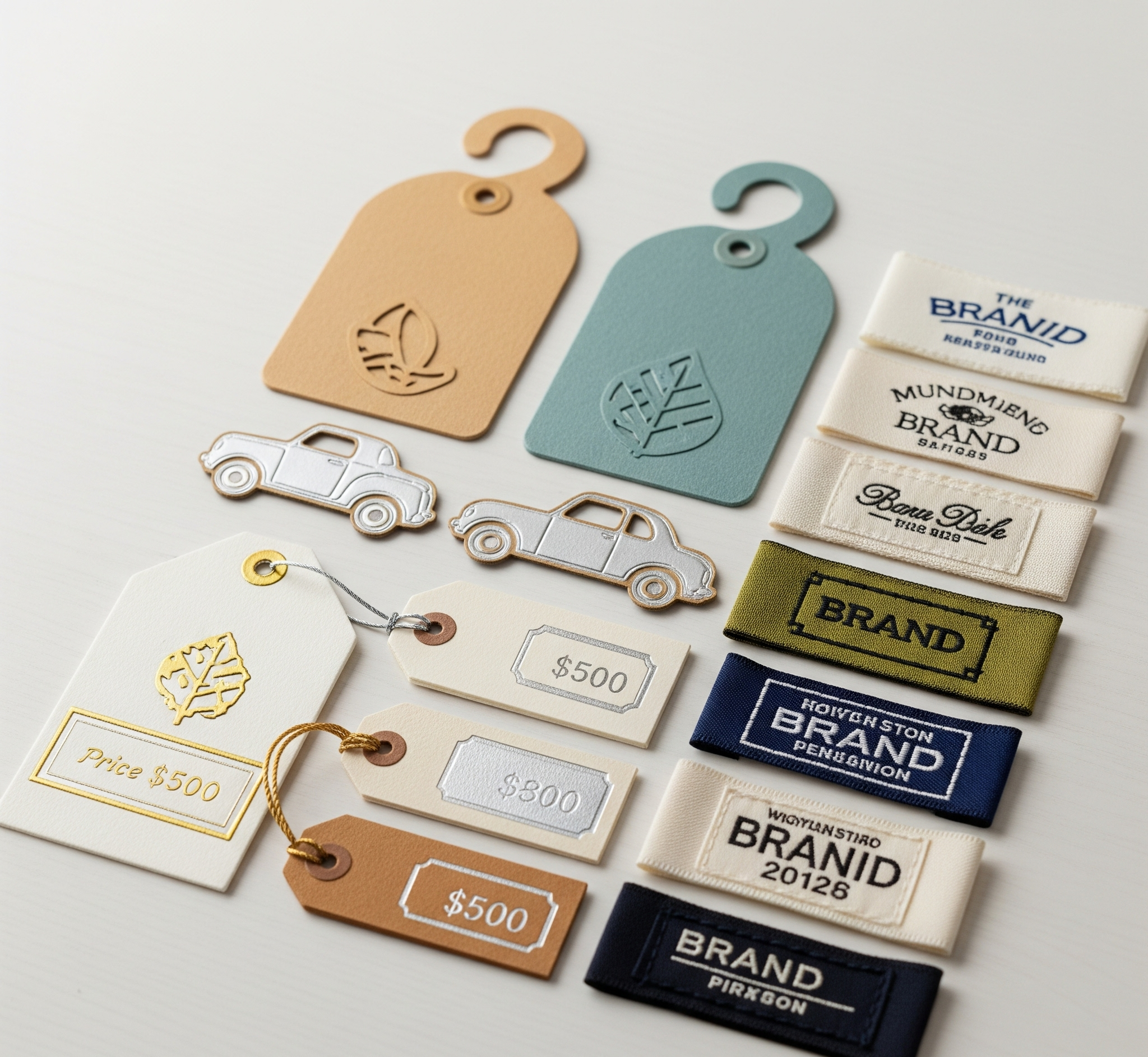 Printed label example